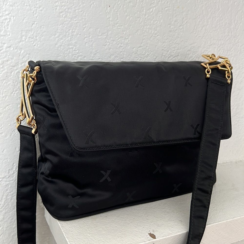 Vintage New By Paloma Picasso black nylon monogram - Picture 10 of 12